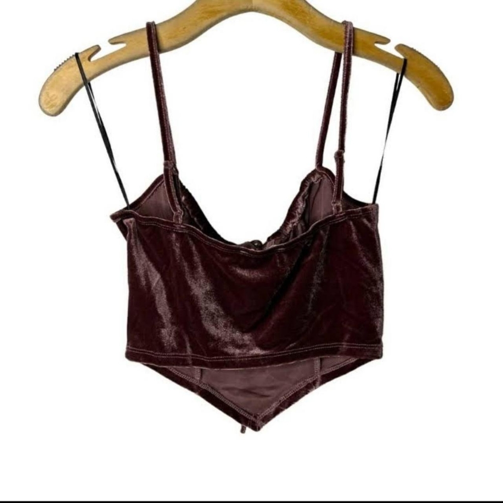 🆕Velvet Mauve Cami Crop Top~Size S - Picture 8 of 8